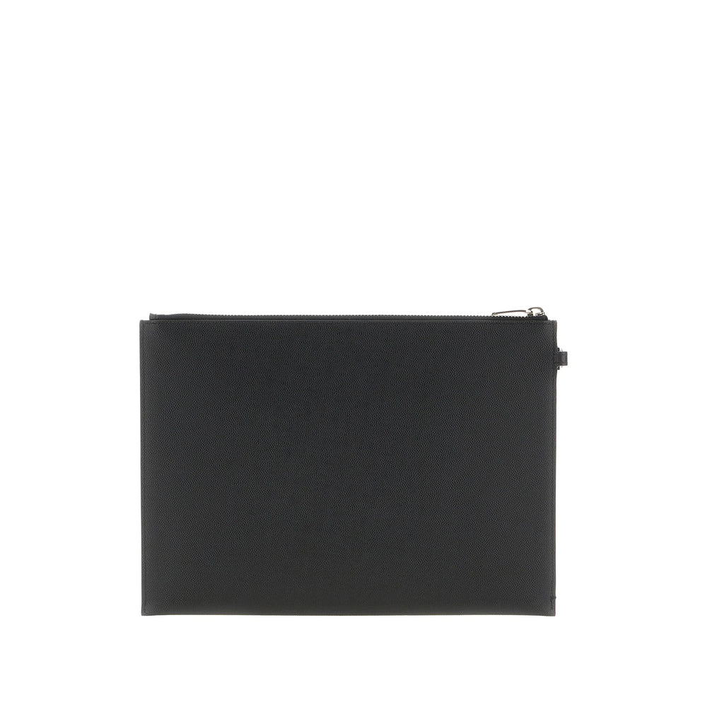 Saint Laurent Black Clutch Bags Men SAINT LAURENT