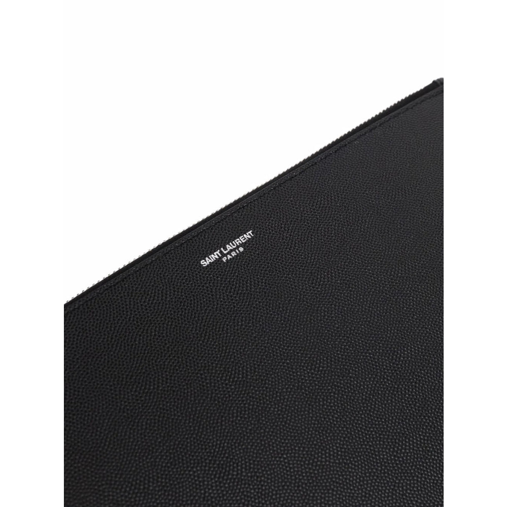 Saint Laurent Black Clutch Bags Men SAINT LAURENT