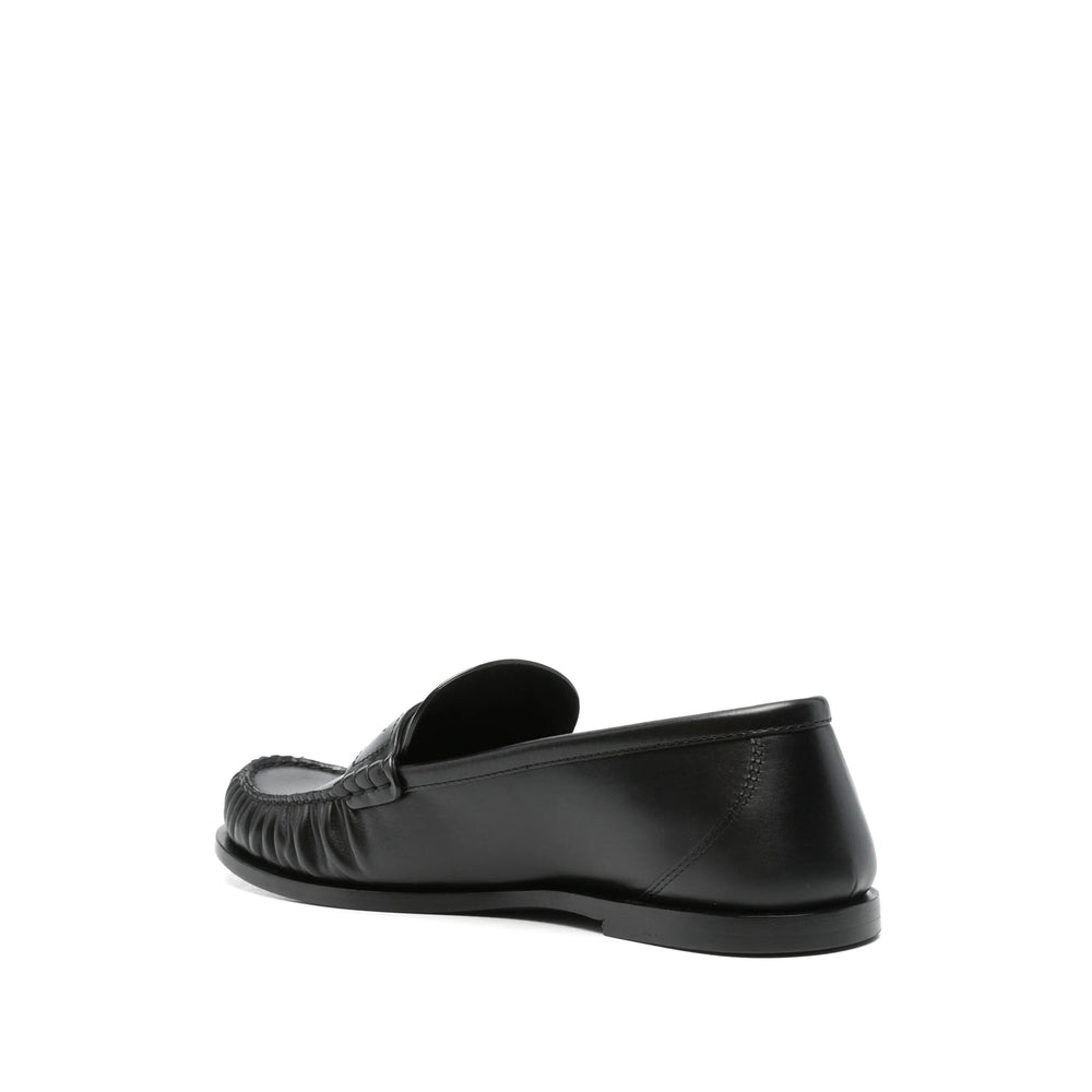 Saint Laurent Black Loafers Men SAINT LAURENT