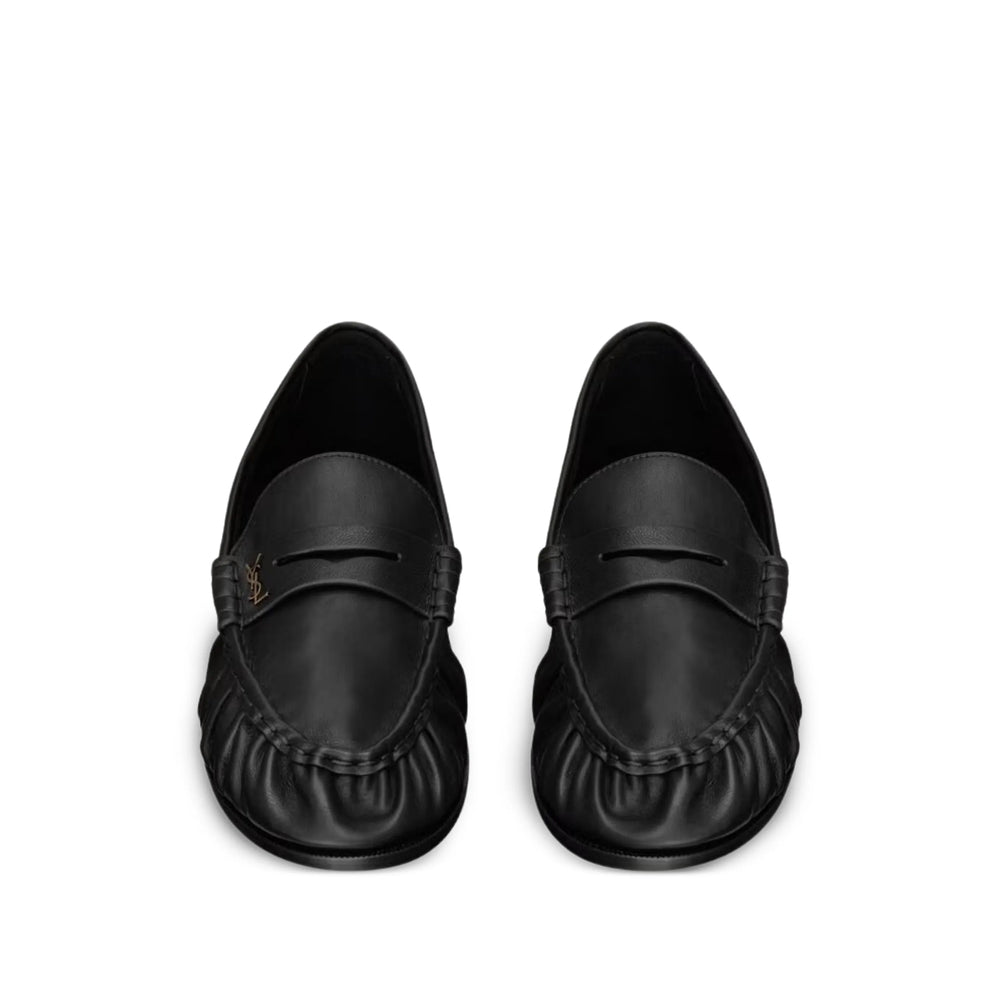 Saint Laurent Black Loafers Men SAINT LAURENT