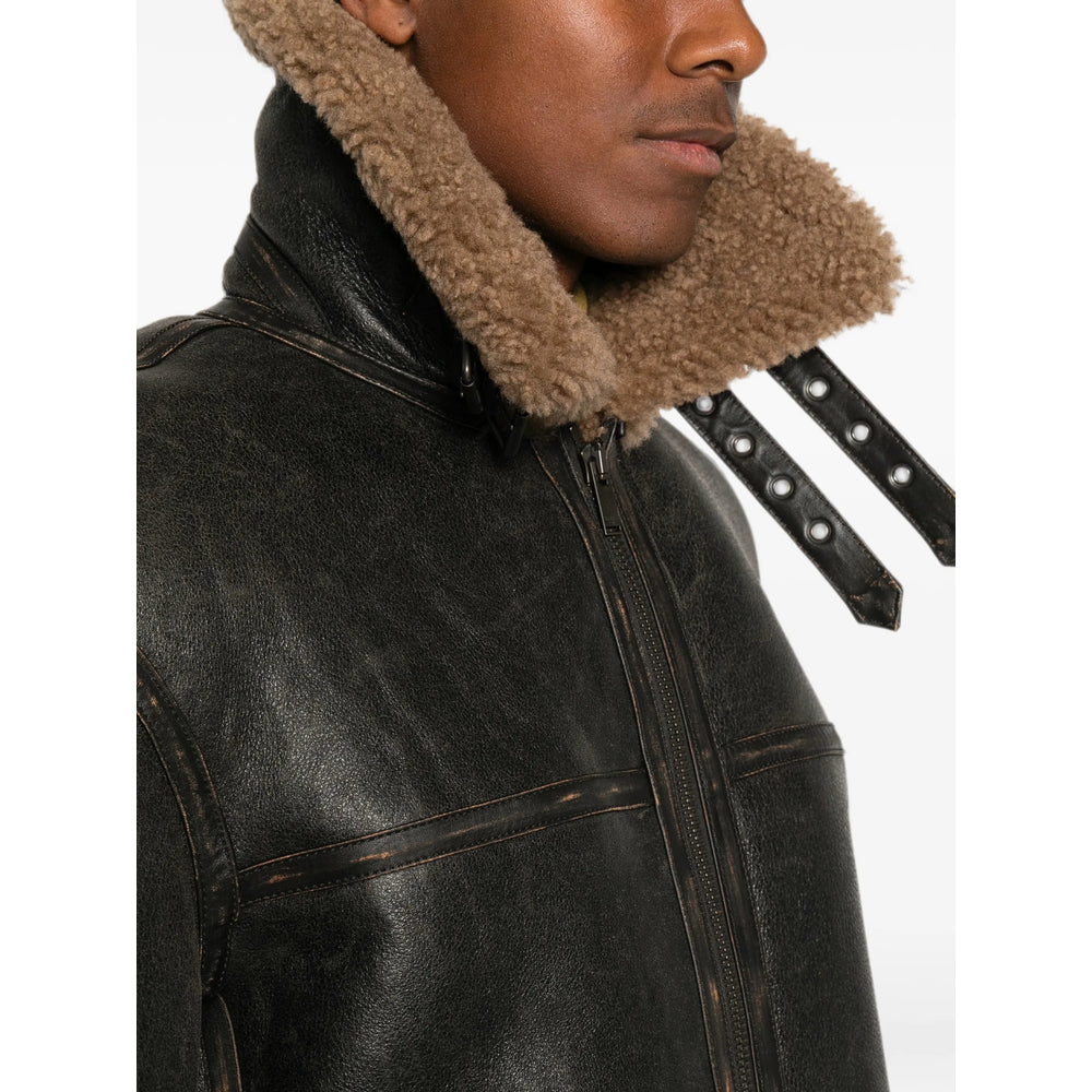 Saint Laurent Black Jackets - Leather Jackets Men SAINT LAURENT