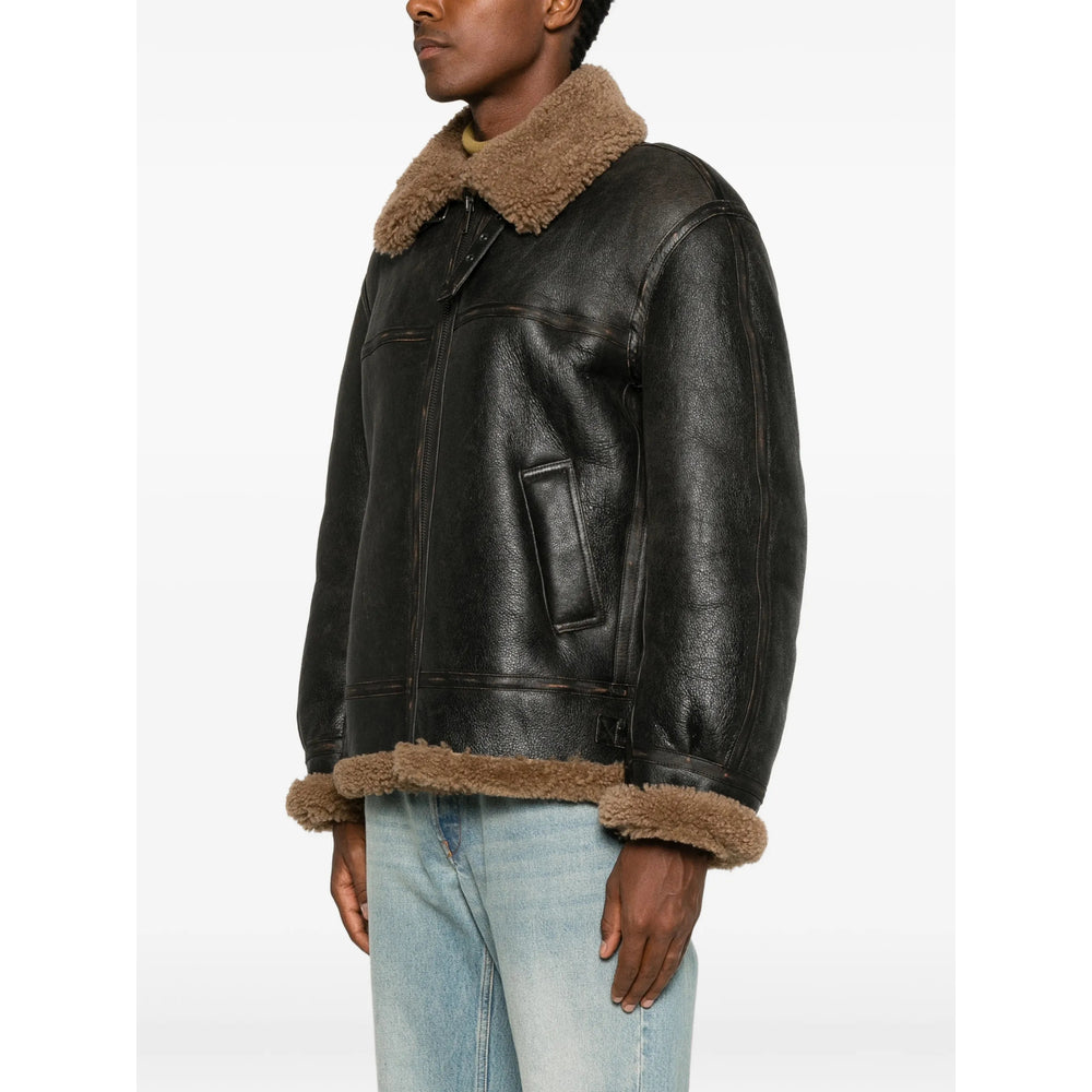 Saint Laurent Black Jackets - Leather Jackets Men SAINT LAURENT