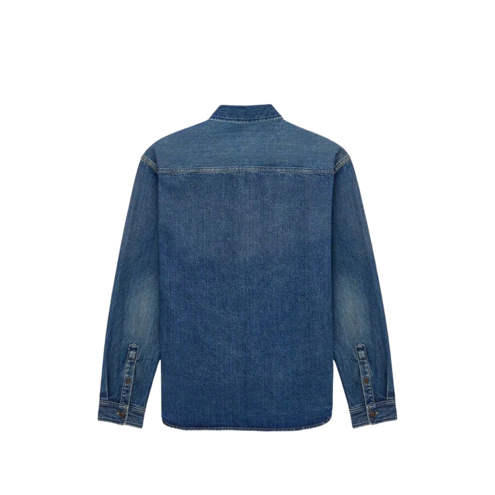 Saint Laurent Blue Shirts Men SAINT LAURENT