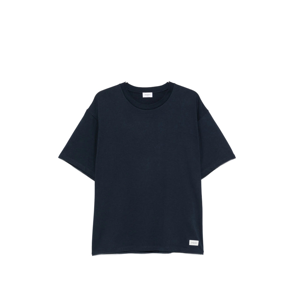 Saint Laurent Blue T-Shirts & Vests - T-Shirts Men SAINT LAURENT