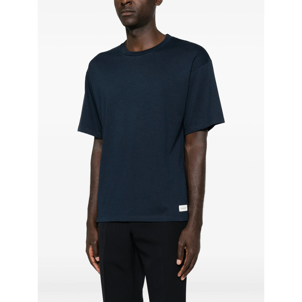 Saint Laurent Blue T-Shirts & Vests - T-Shirts Men SAINT LAURENT