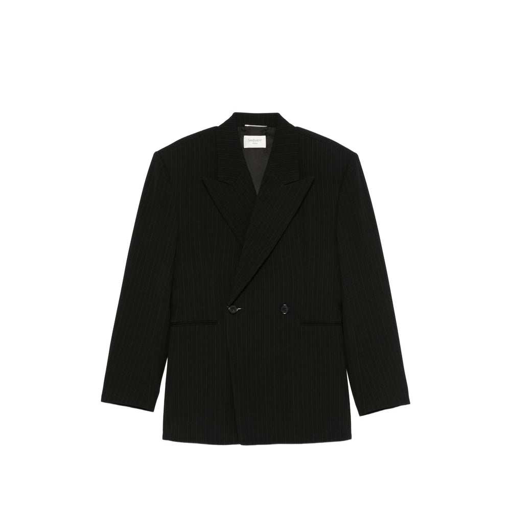 Saint Laurent Black Jackets - Blazers Men SAINT LAURENT