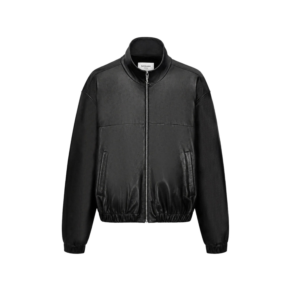 Saint Laurent Black Jackets - Leather Jackets Men