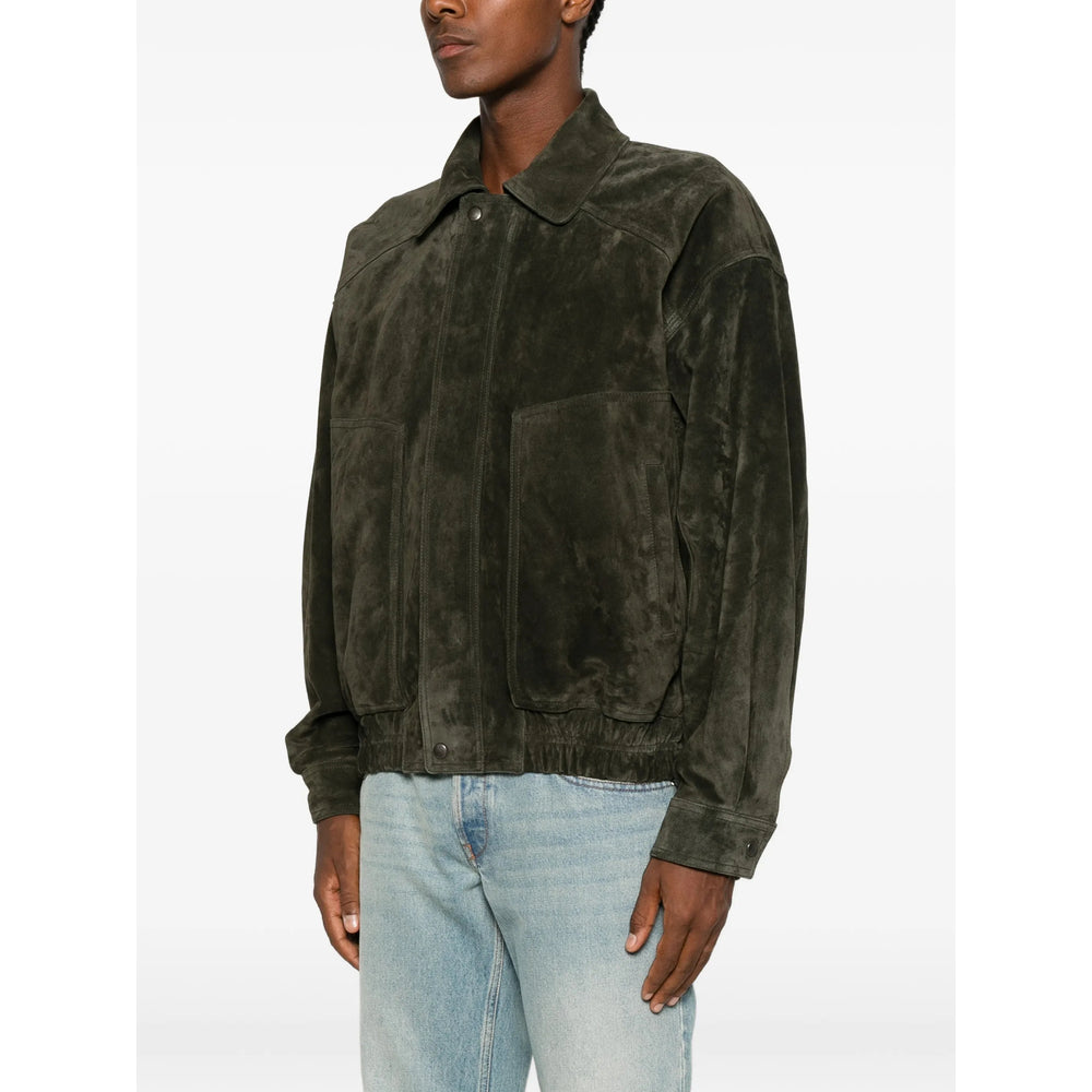 Saint Laurent Green Jackets - Bomber Jackets Men SAINT LAURENT