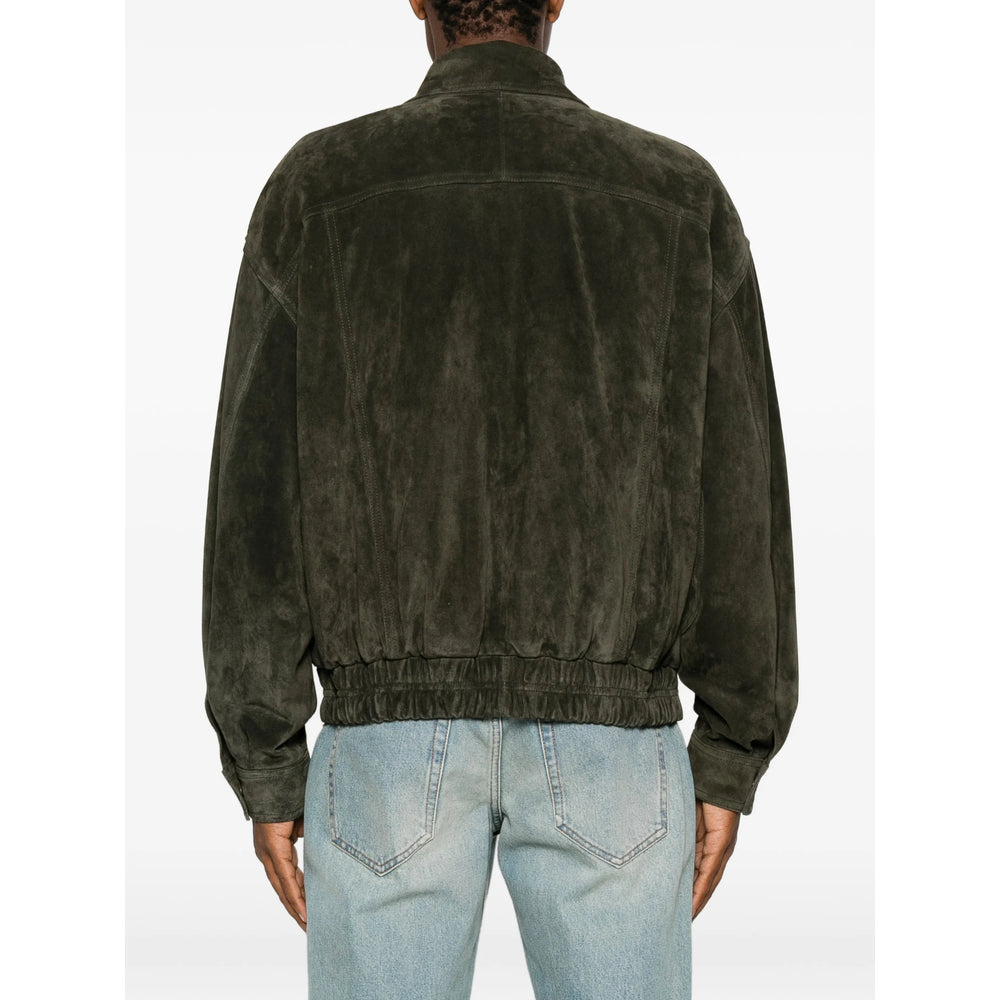 Saint Laurent Green Jackets - Bomber Jackets Men SAINT LAURENT
