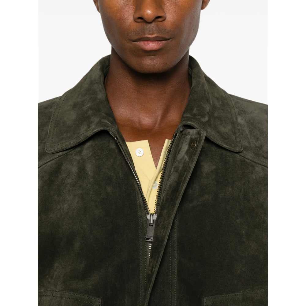 Saint Laurent Green Jackets - Bomber Jackets Men SAINT LAURENT
