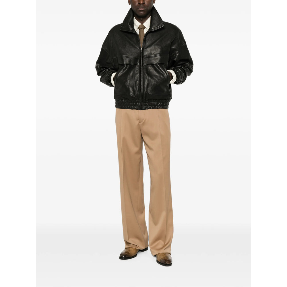 Saint Laurent Black Jackets - Leather Jackets Men