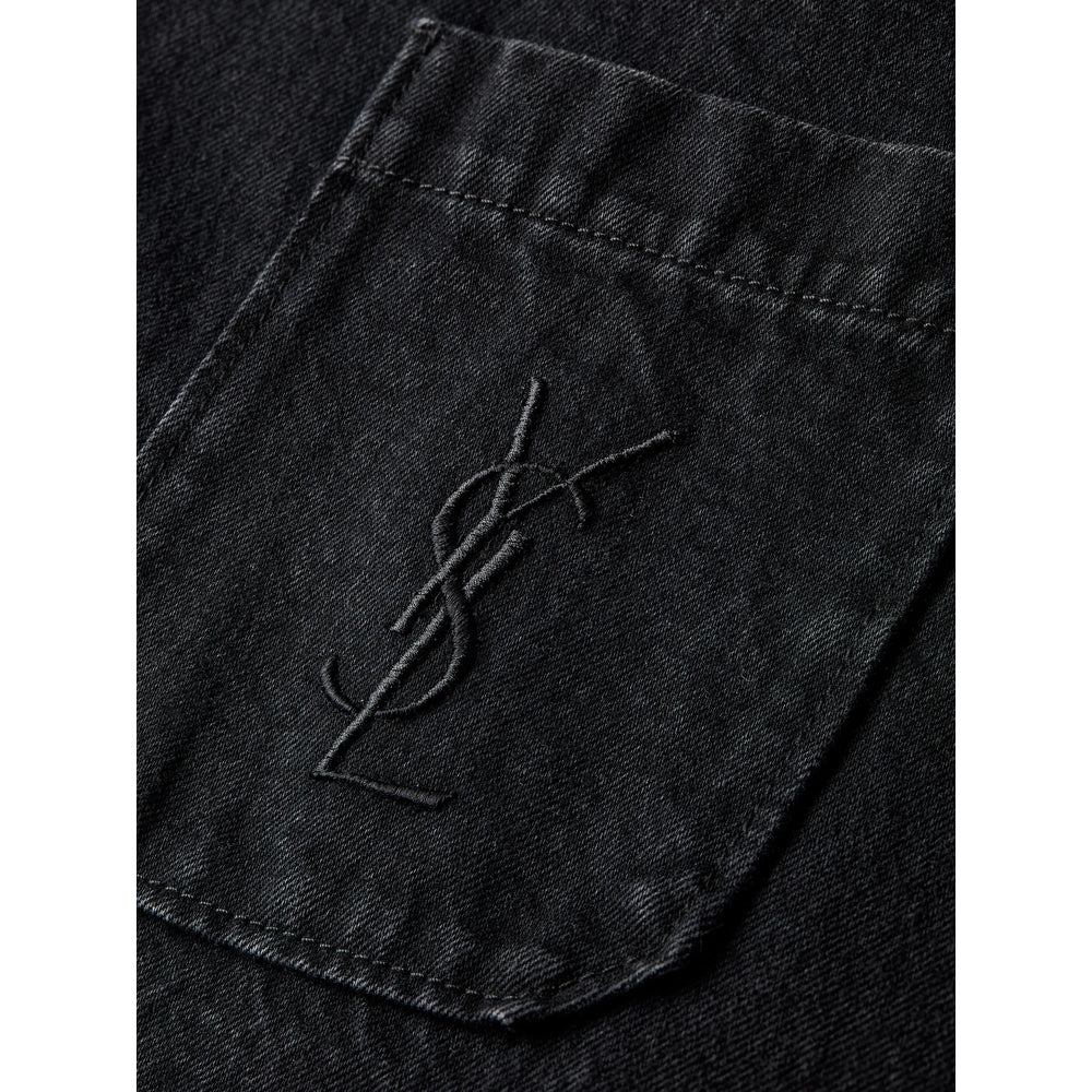 Saint Laurent Black Shirts Men