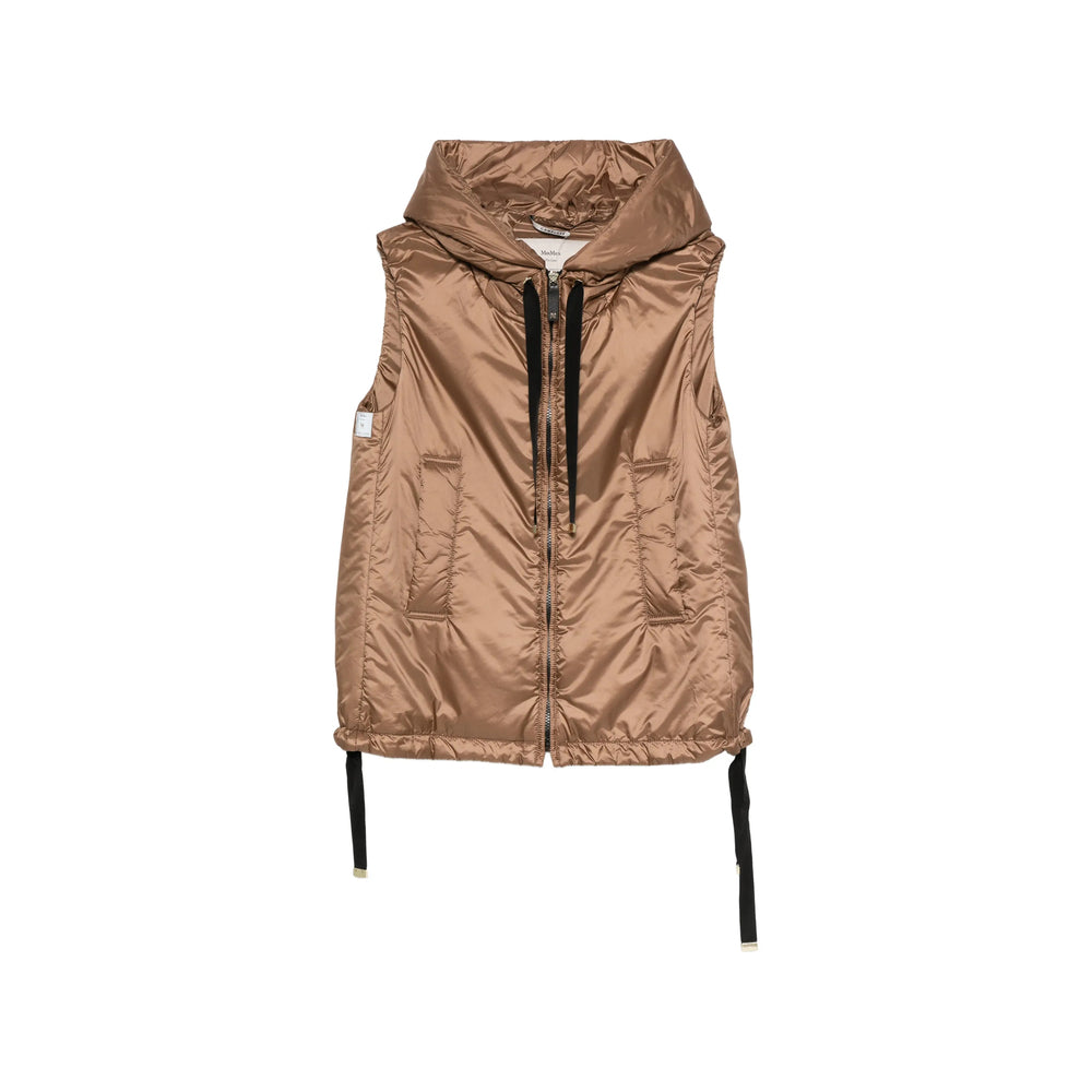 Max Mara The Cube Brown Jackets - Waistcoat & Gilets Women MAX MARA THE CUBE