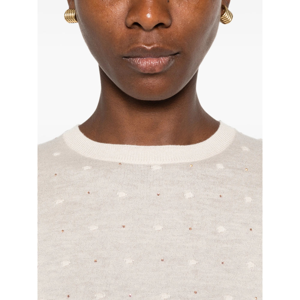 Max Mara Studio Neutrals Tops - T-Shirts & Jerseys Women MAX MARA STUDIO