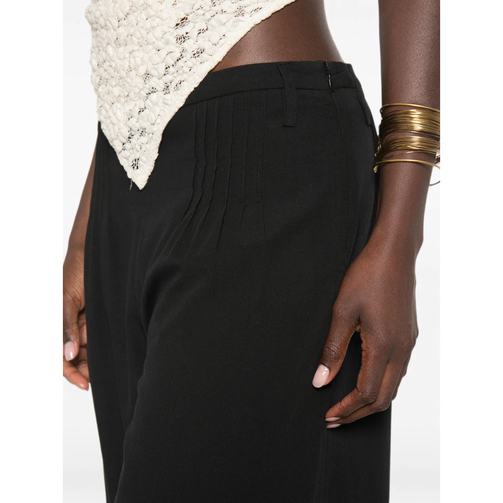 Sir. Black Trousers - Palazzo Pants Women SIR.