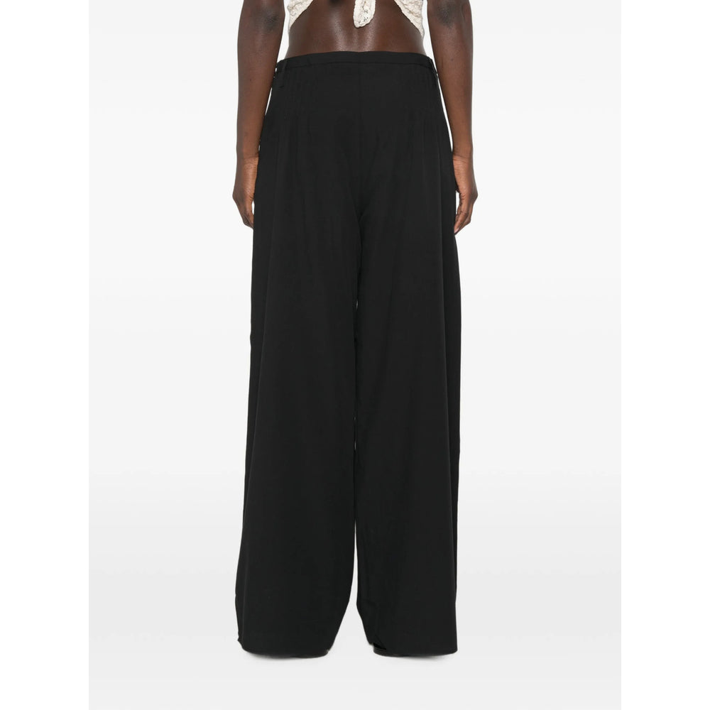 Sir. Black Trousers - Palazzo Pants Women SIR.