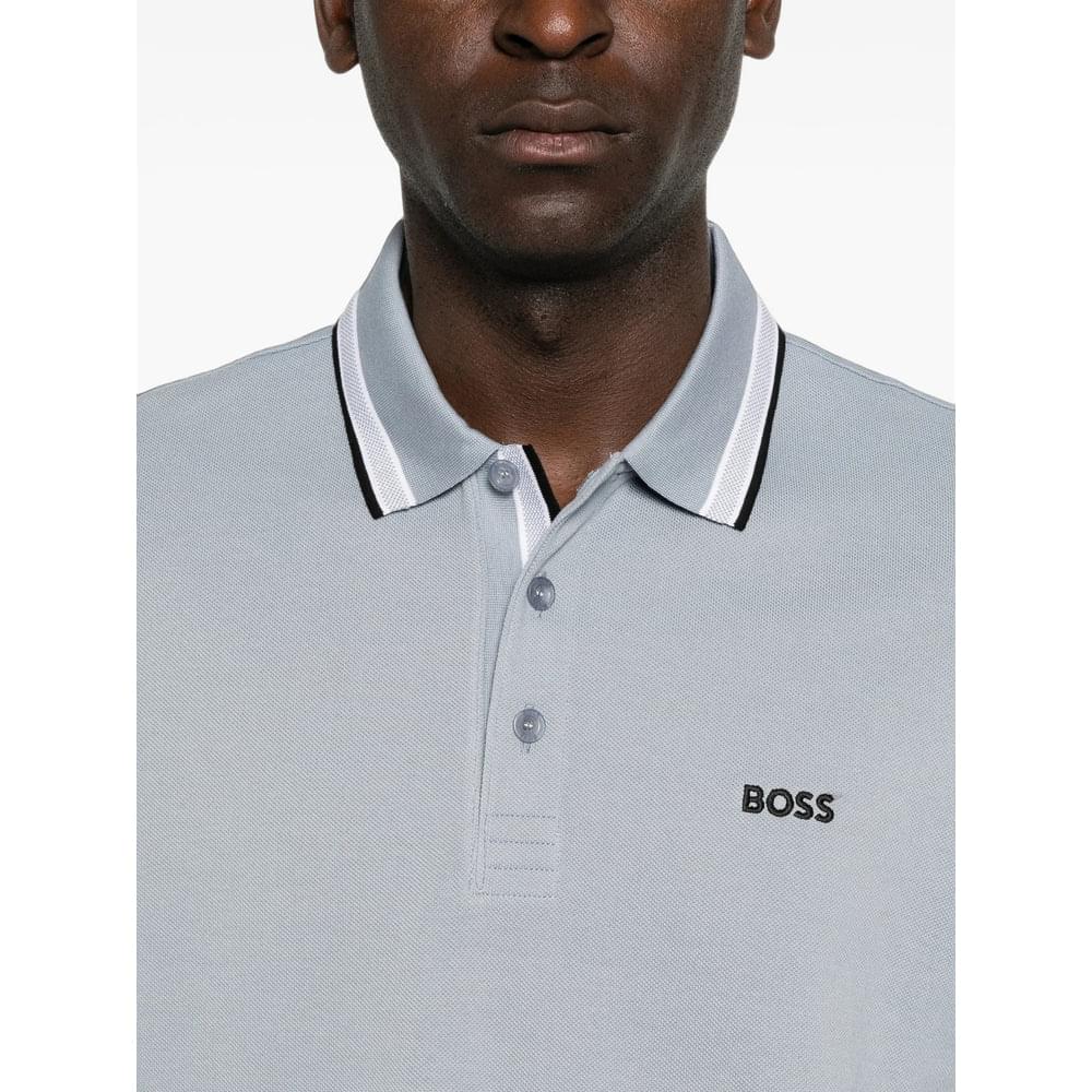 Boss Grey Polo Shirts Men BOSS
