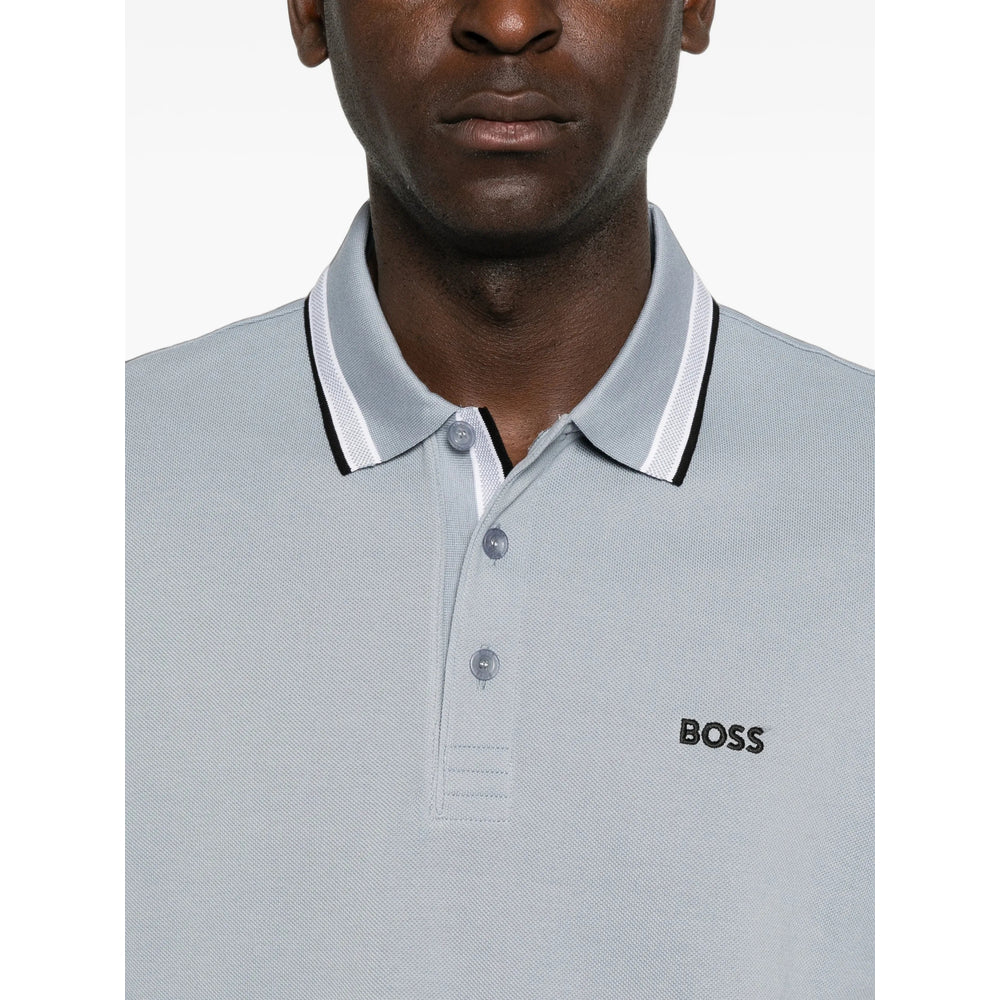 Boss Grey Polo Shirts Men BOSS