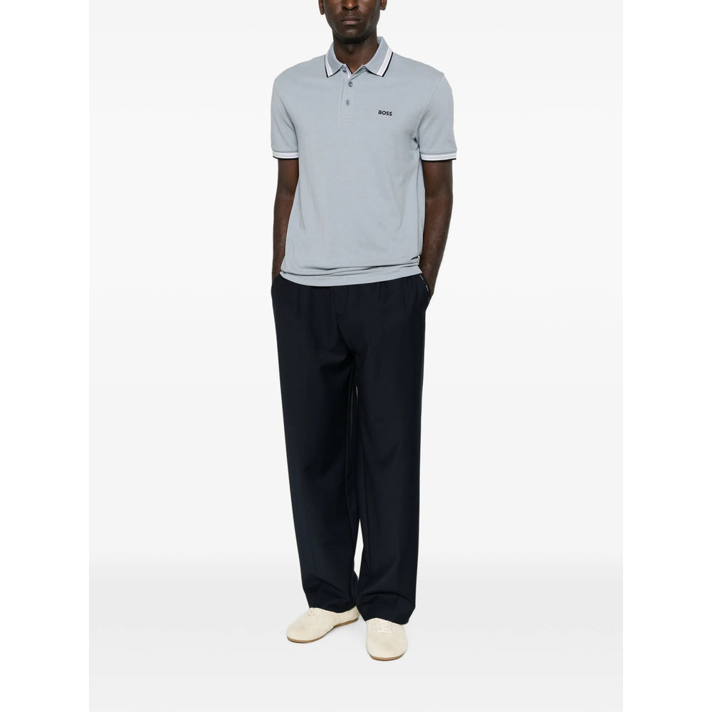 Boss Grey Polo Shirts Men BOSS