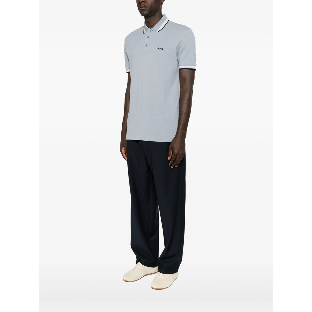 Boss Grey Polo Shirts Men BOSS