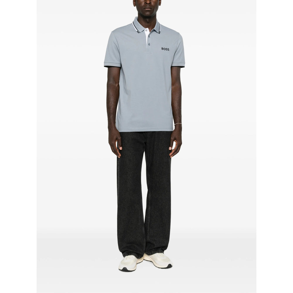 Boss Blue Polo Shirts Men BOSS