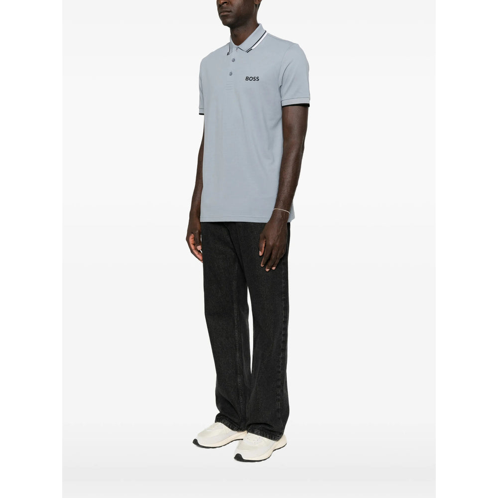 Boss Blue Polo Shirts Men BOSS