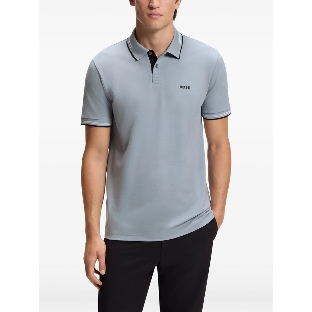 Boss Grey Polo Shirts Men BOSS