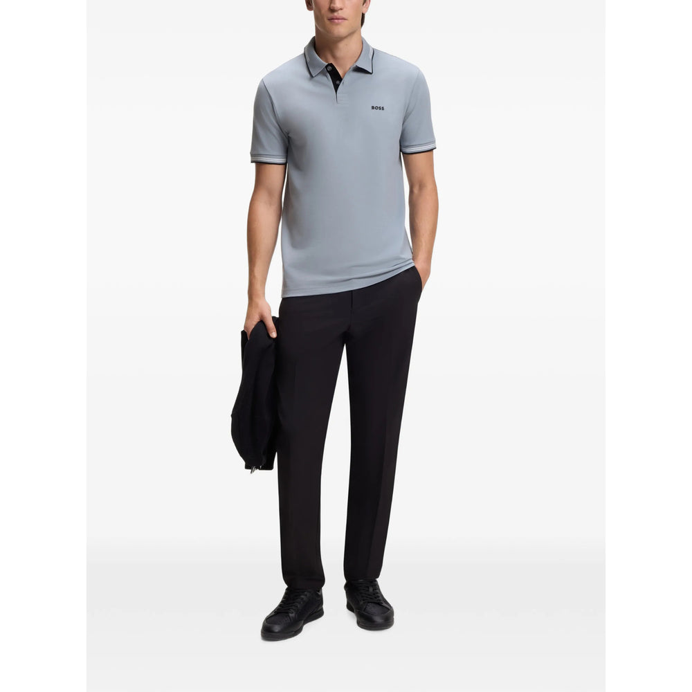 Boss Grey Polo Shirts Men BOSS