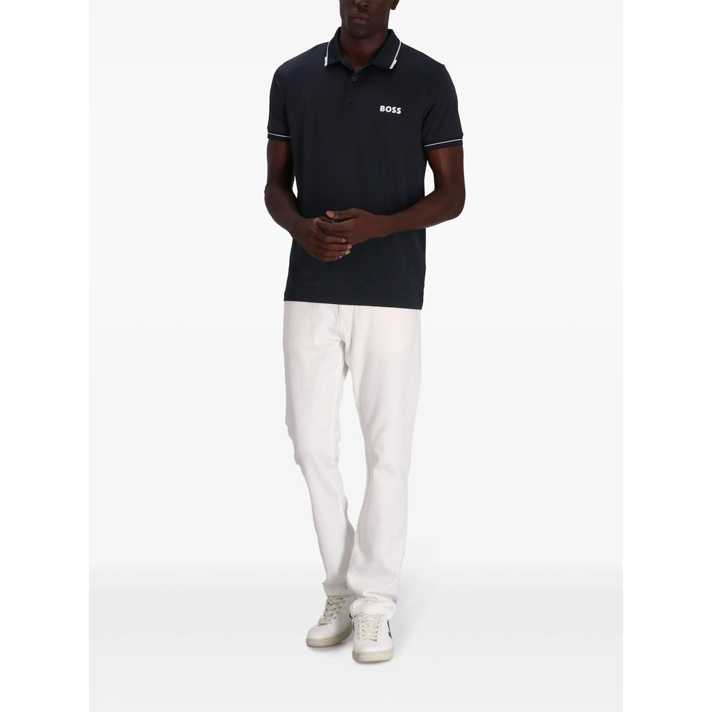 Boss Blue Polo Shirts Men BOSS