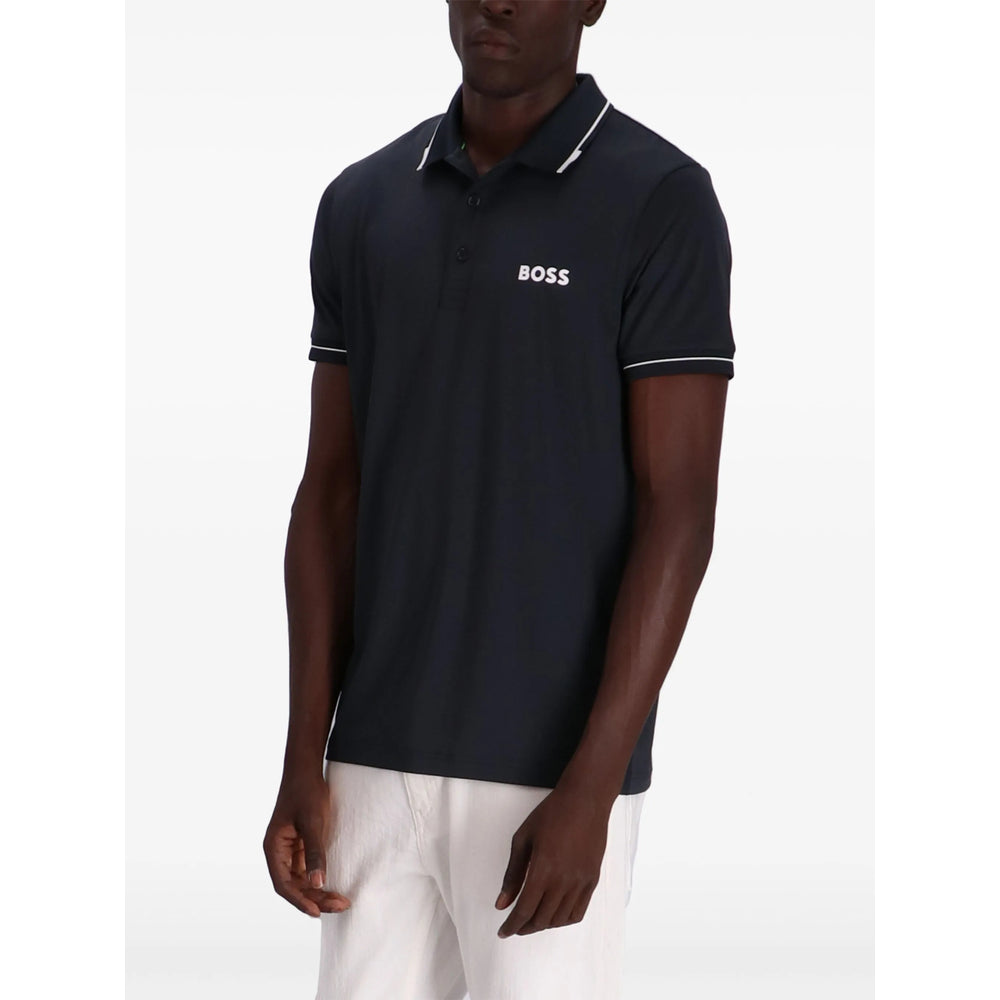 Boss Blue Polo Shirts Men BOSS