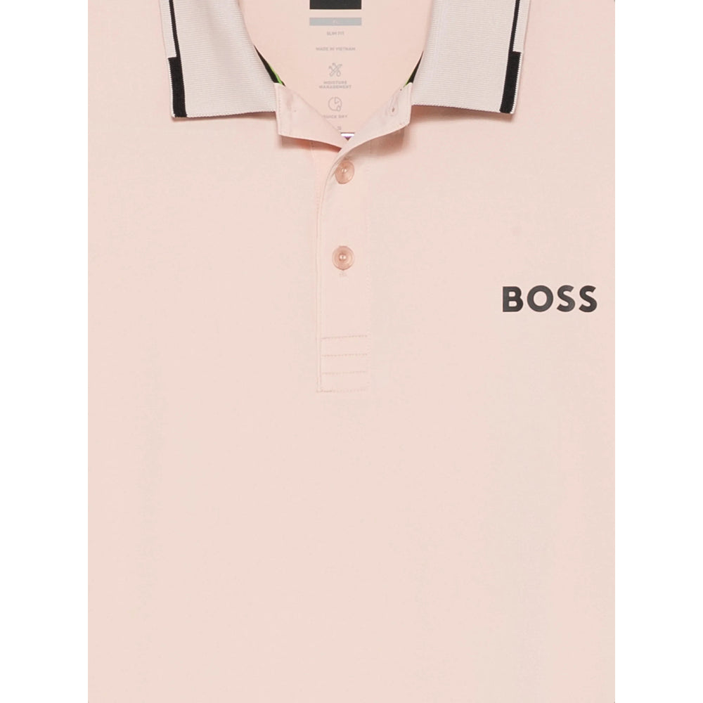 Boss Pink Polo Shirts Men BOSS
