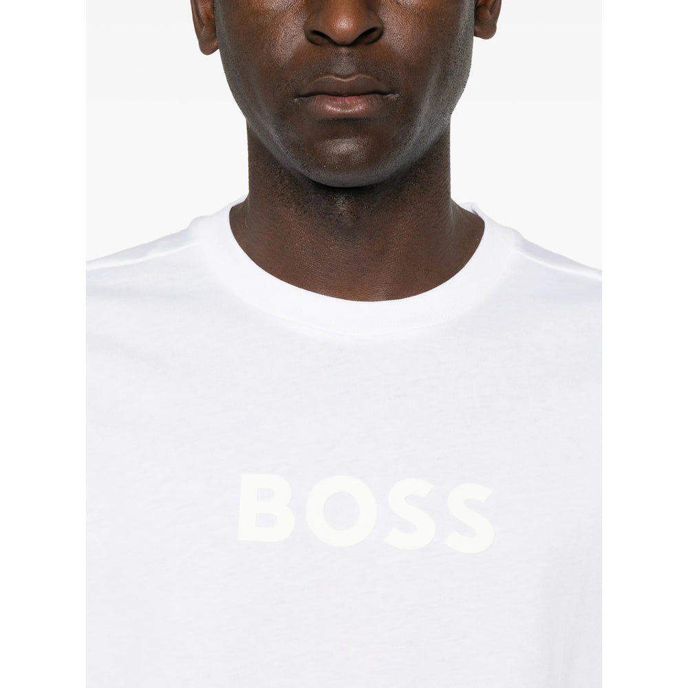Boss White T-Shirts & Vests - T-Shirts Men BOSS