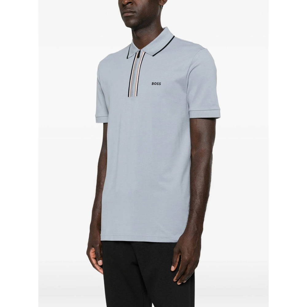 Boss Grey Polo Shirts Men BOSS