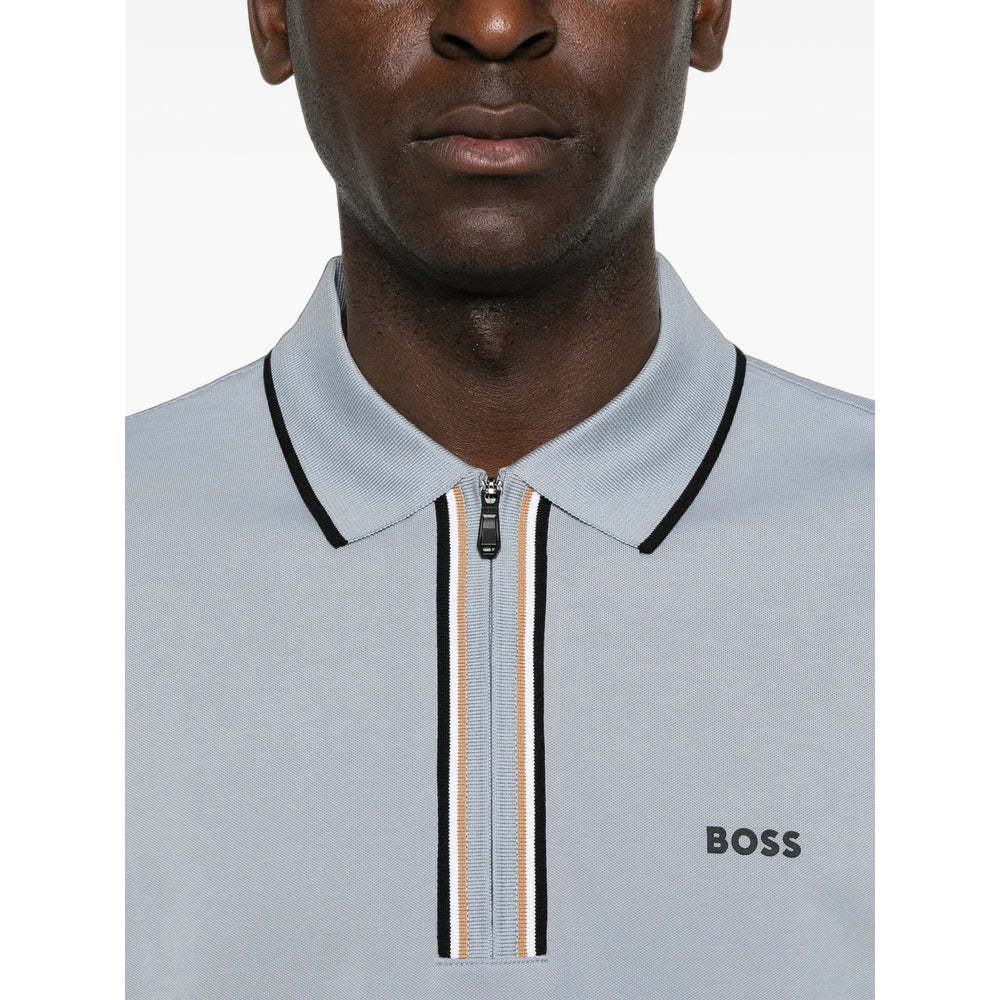 Boss Grey Polo Shirts Men BOSS