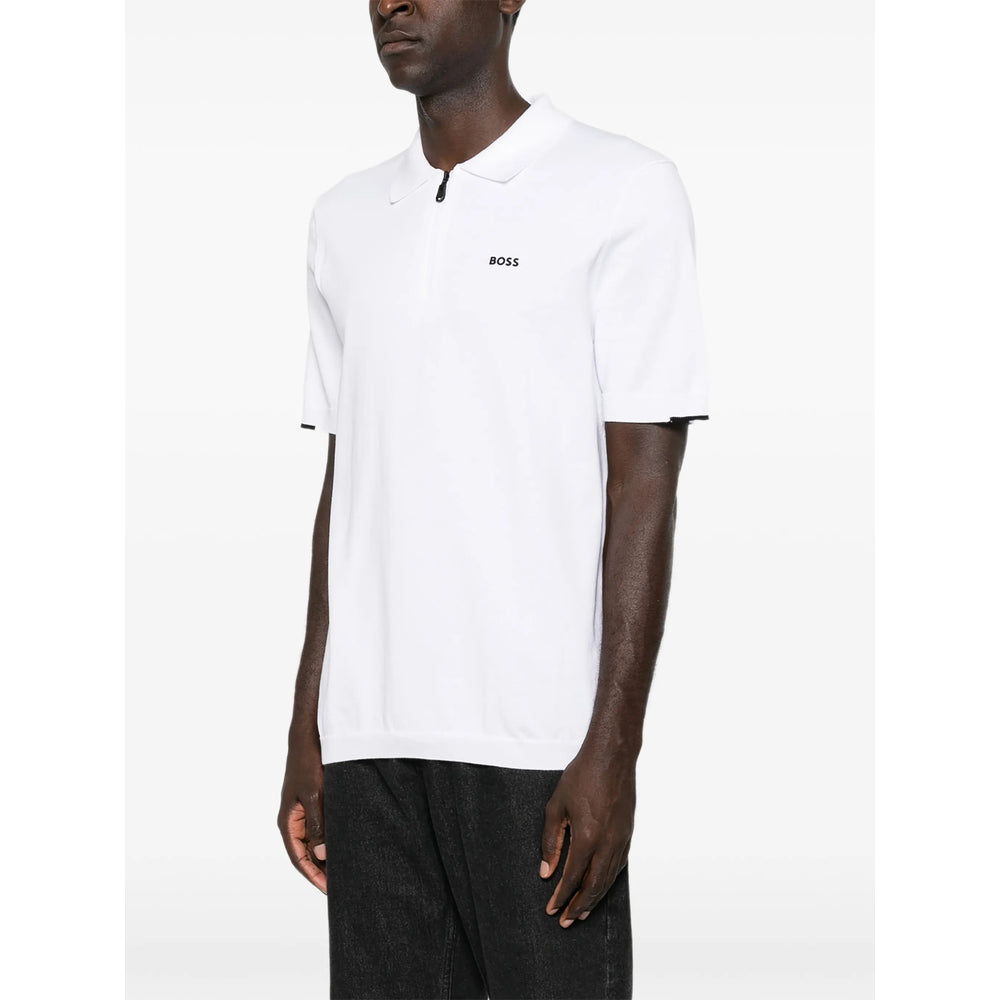 Boss White Polo Shirts Men BOSS