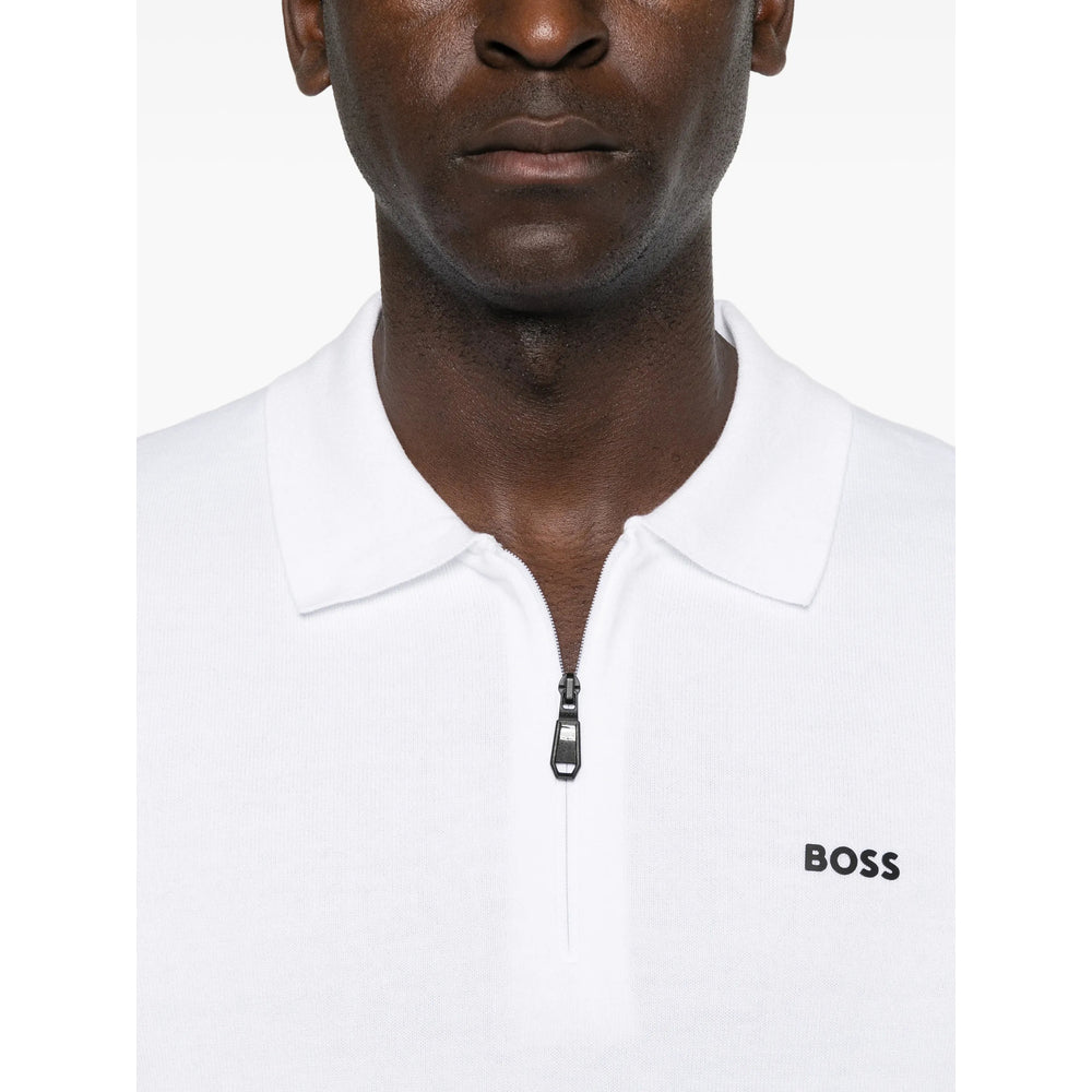 Boss White Polo Shirts Men BOSS