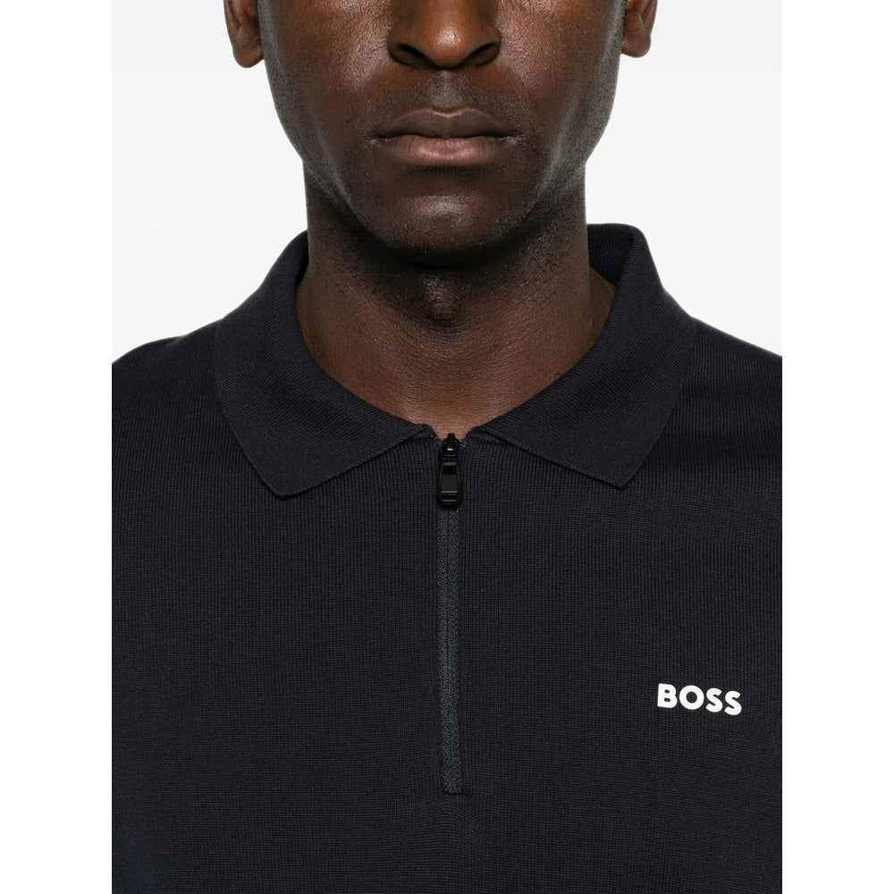Boss Blue Polo Shirts Men BOSS