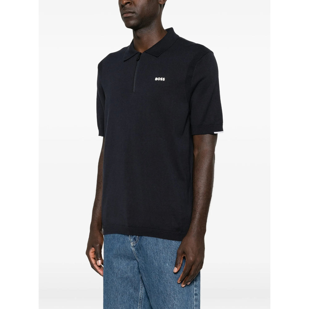 Boss Blue Polo Shirts Men BOSS