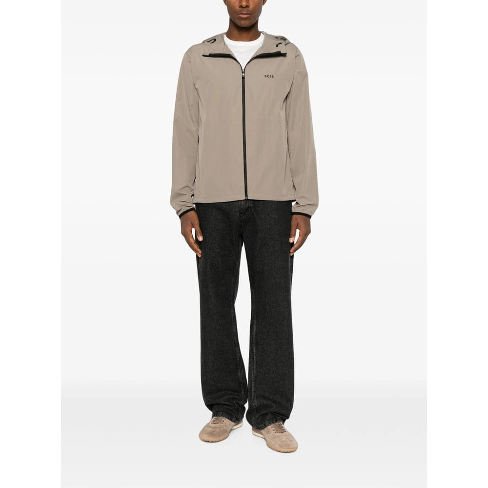 Boss Neutrals Jackets - Hooded Jackets Men BOSS