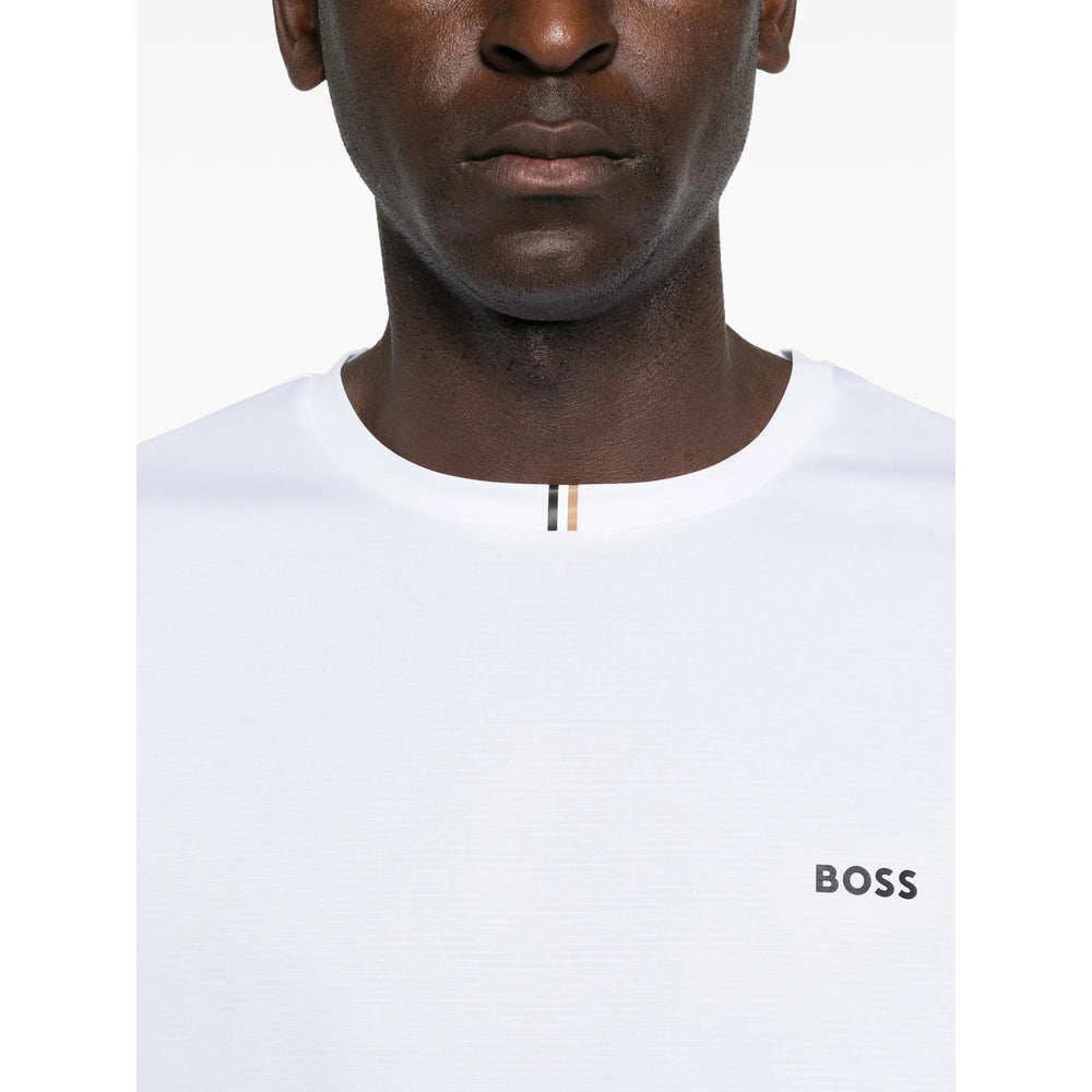 Boss White T-Shirts & Vests - T-Shirts Men BOSS
