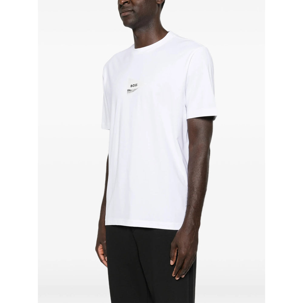 Boss White T-Shirts & Vests - T-Shirts Men BOSS