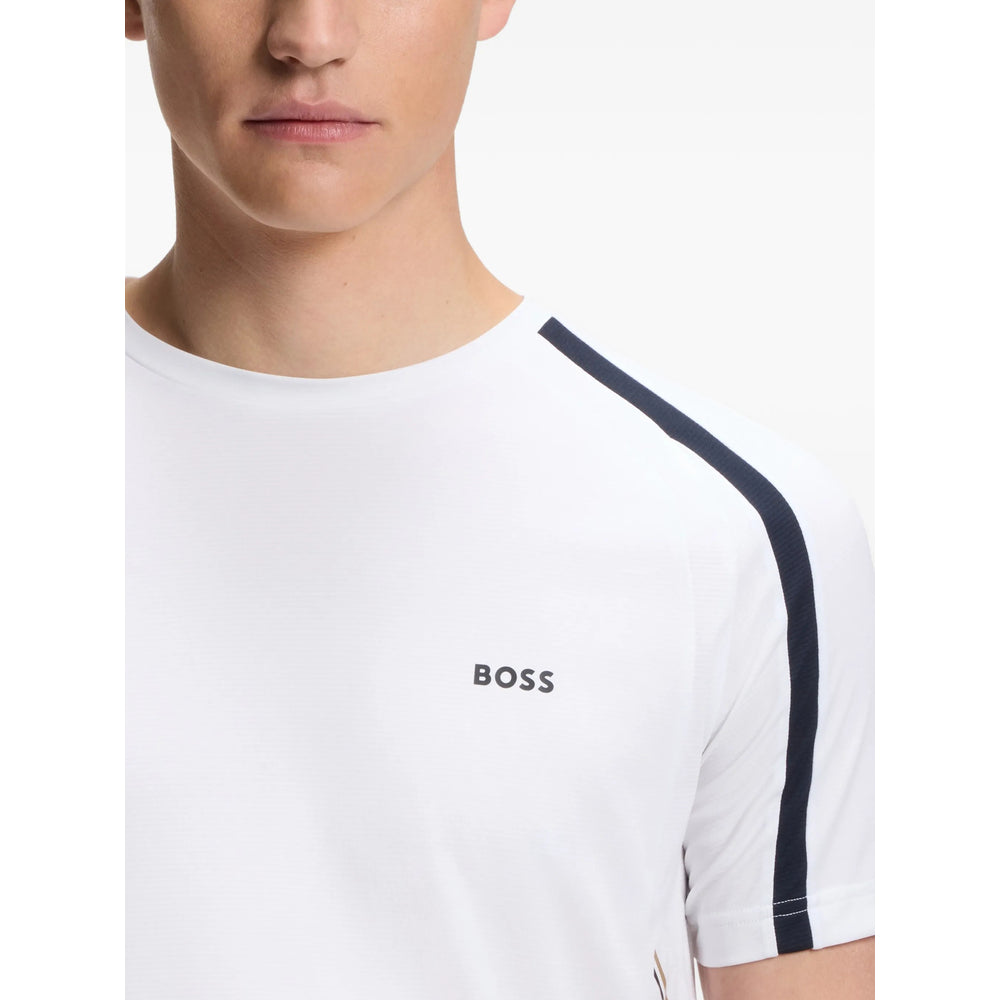 Boss White Performance Tops - Performance T-Shirts & Vests Men BOSS