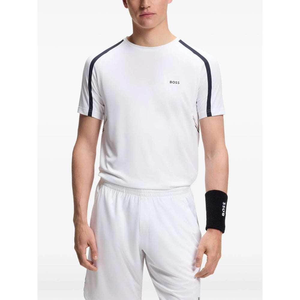 Boss White Performance Tops - Performance T-Shirts & Vests Men BOSS