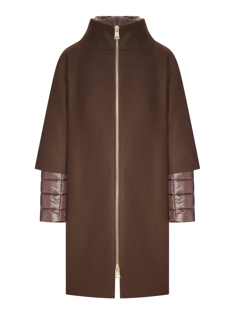 Herno Women Ultralight Coat In Ecowool And Nylon HERNO