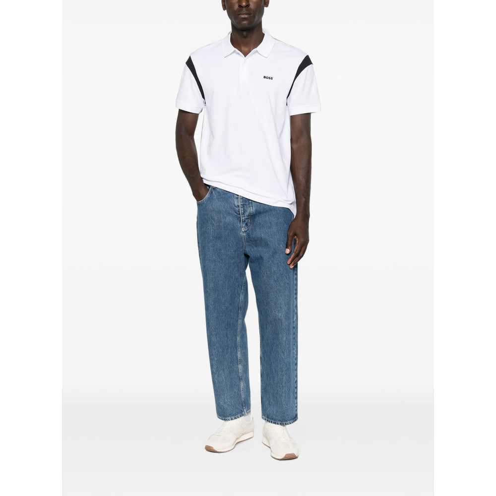 Boss White Polo Shirts Men BOSS