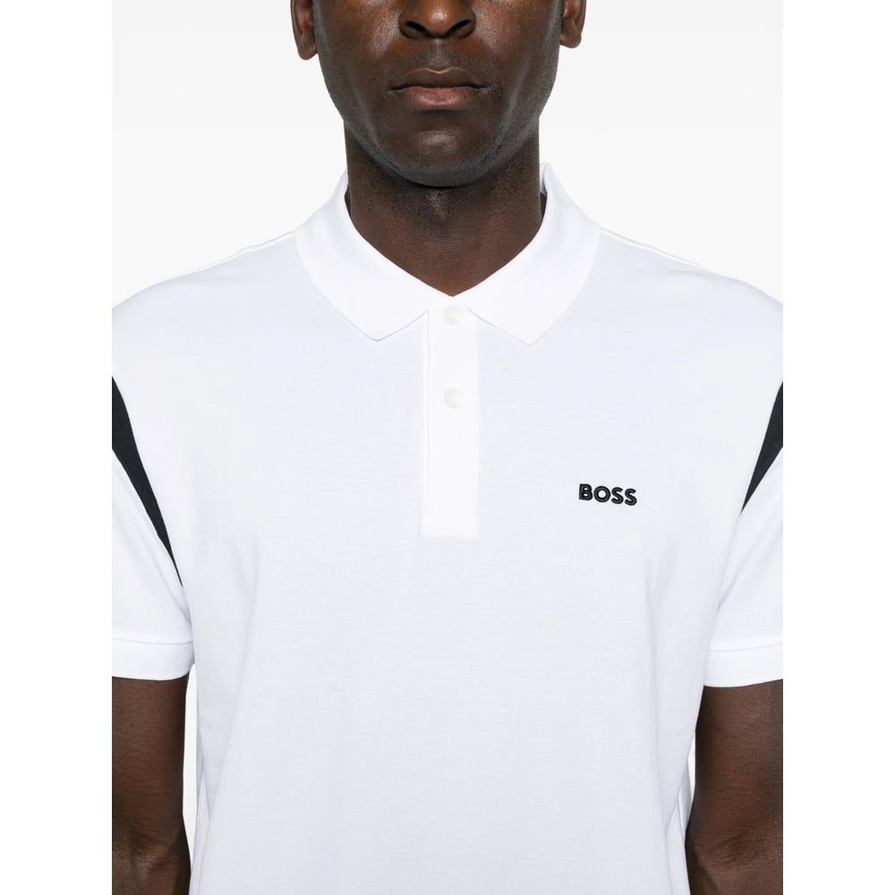 Boss White Polo Shirts Men BOSS