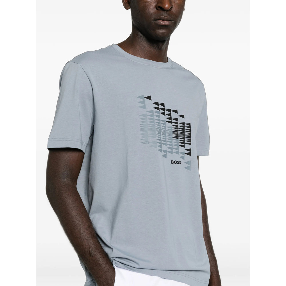 Boss Grey T-Shirts & Vests - T-Shirts Men BOSS