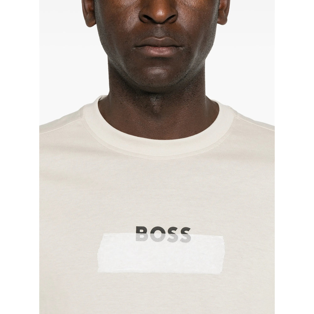 Boss Neutrals T-Shirts & Vests - T-Shirts Men BOSS
