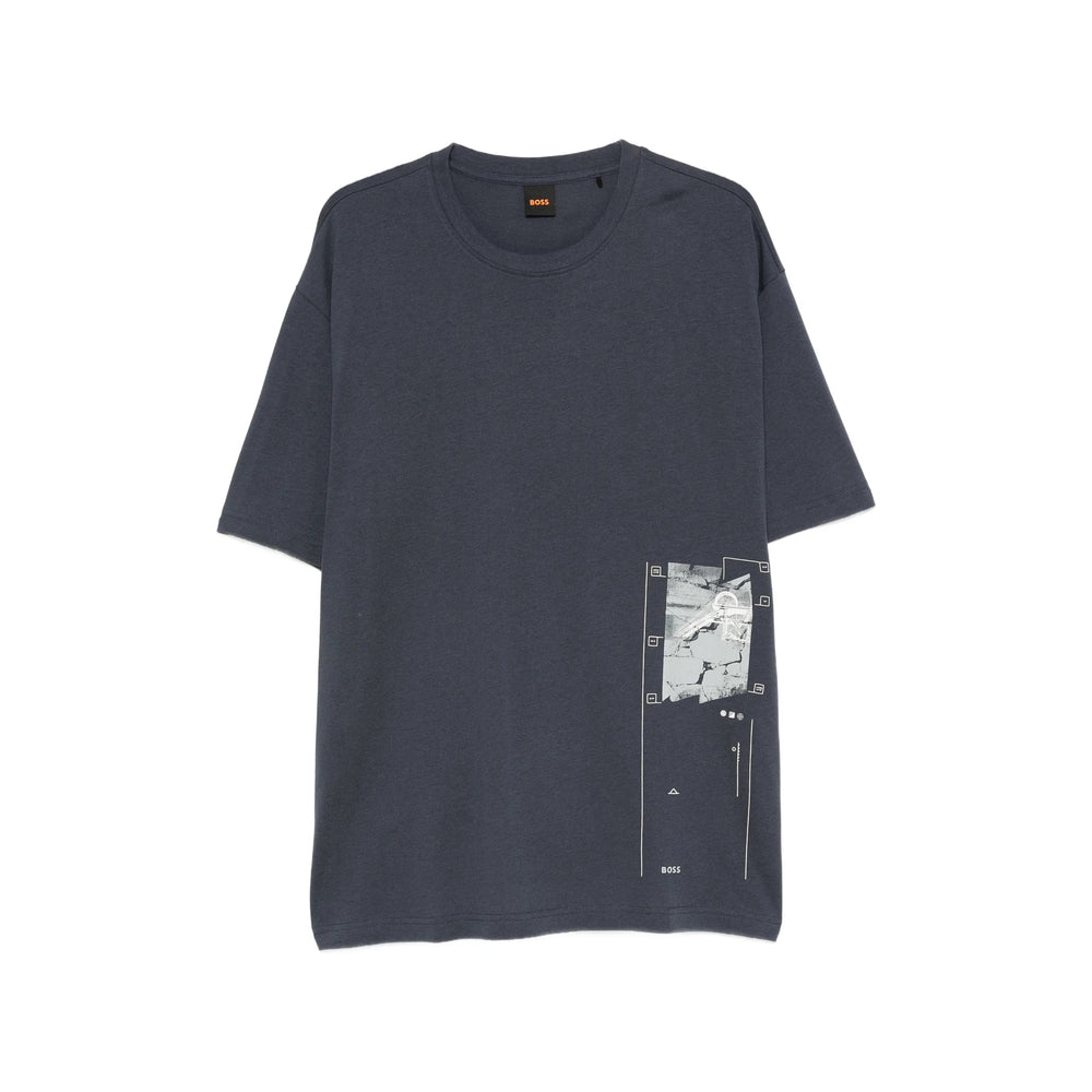 Boss Blue T-Shirts & Vests - T-Shirts Men BOSS