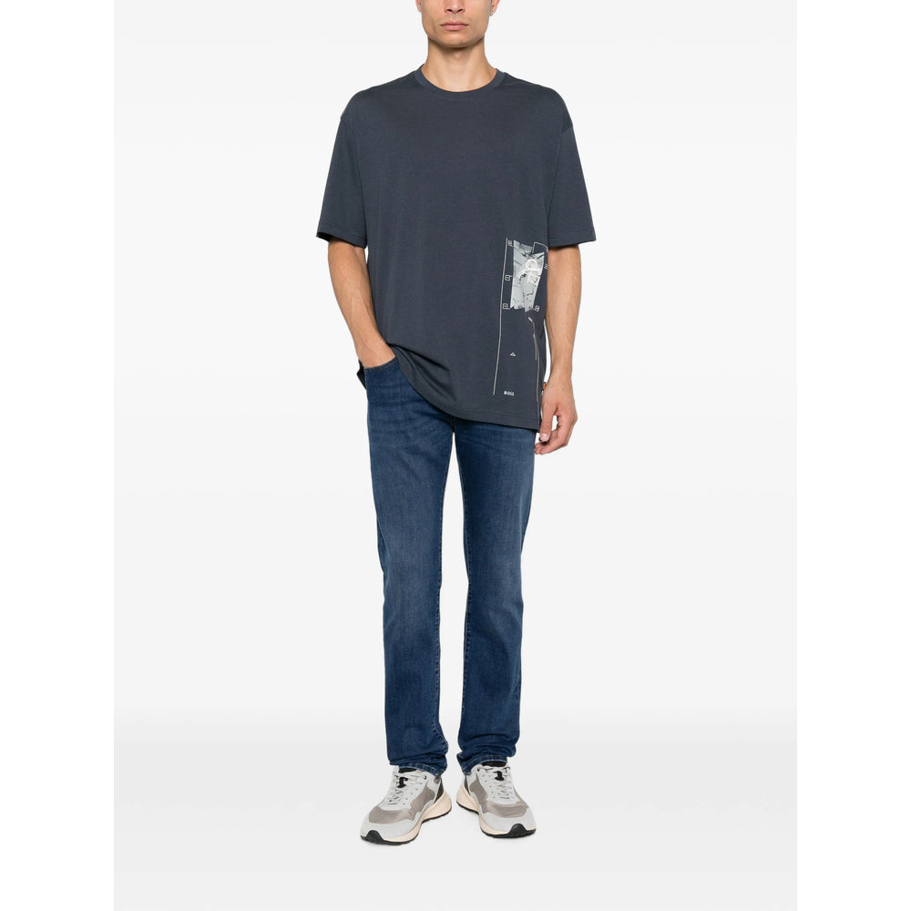 Boss Blue T-Shirts & Vests - T-Shirts Men BOSS
